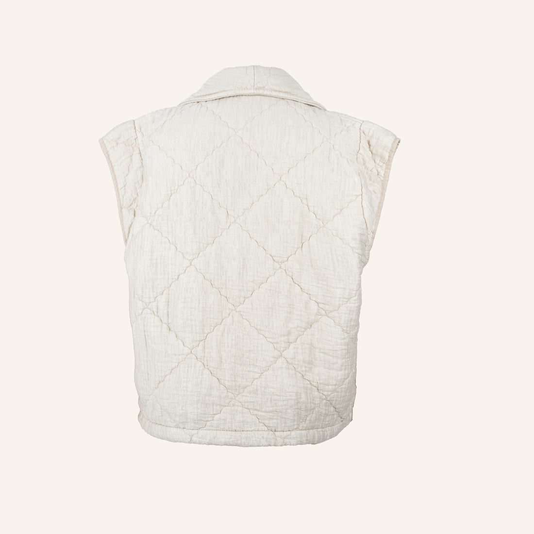 VESTE GILET - WHITE - 96014