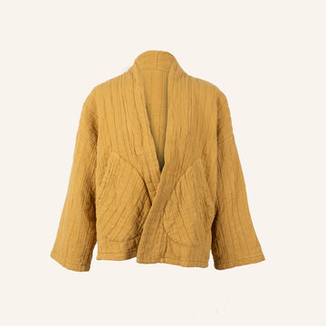 VESTE GILET - YELLOW - M0028