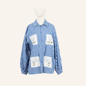 CHEMISE/TUNIQUE - WHITE & BLUE - 1100632A-ZEPHI