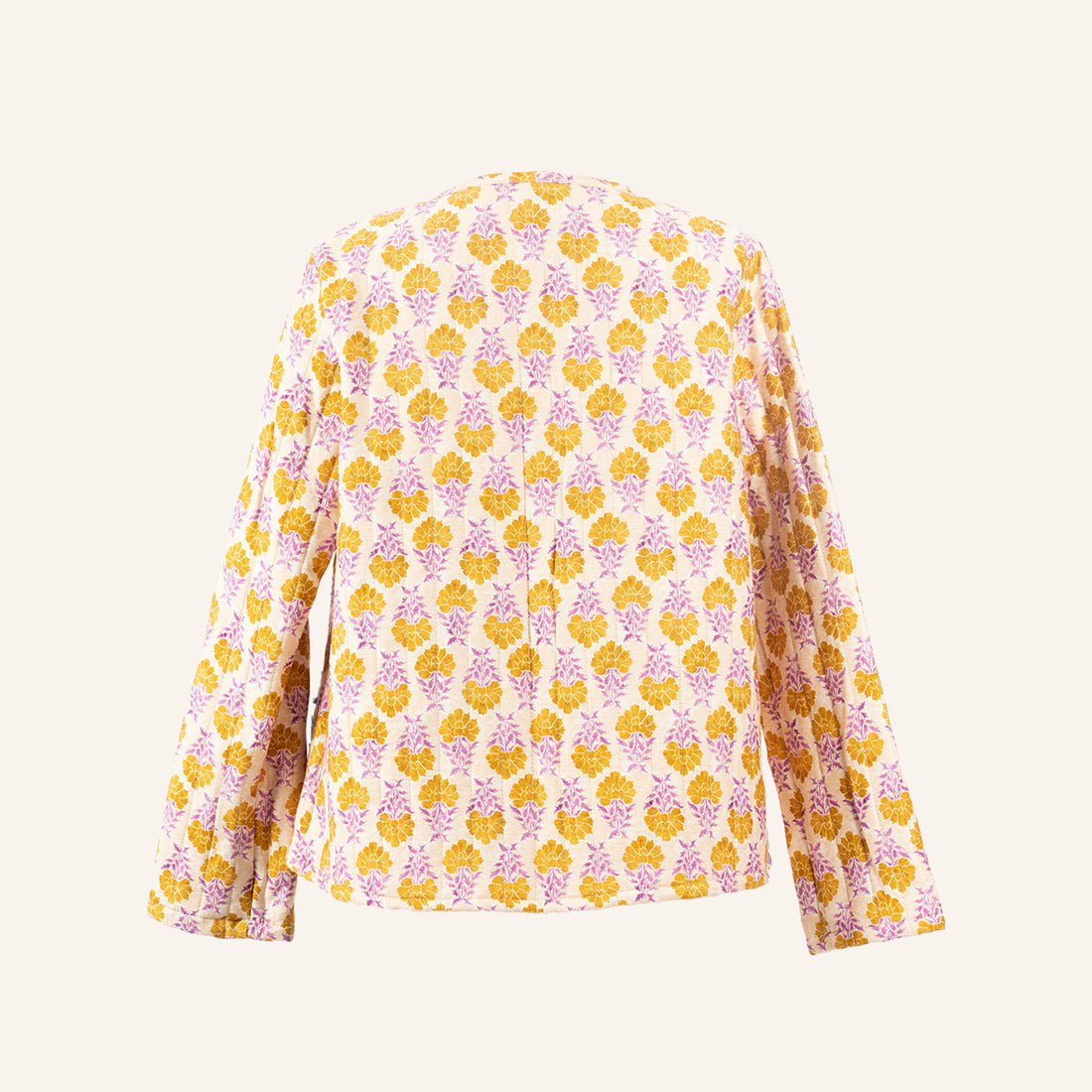 VESTE GILET - YELLOW & PURPLE - 33049