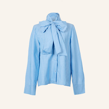 CHEMISE/TUNIQUE - WHITE & BLUE - 79024
