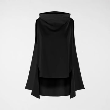 WOMAN GILET - BLACK - 110225