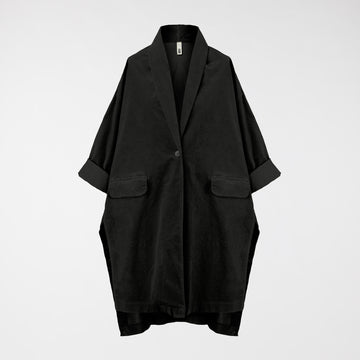 WOMAN COAT BLACK - 110840