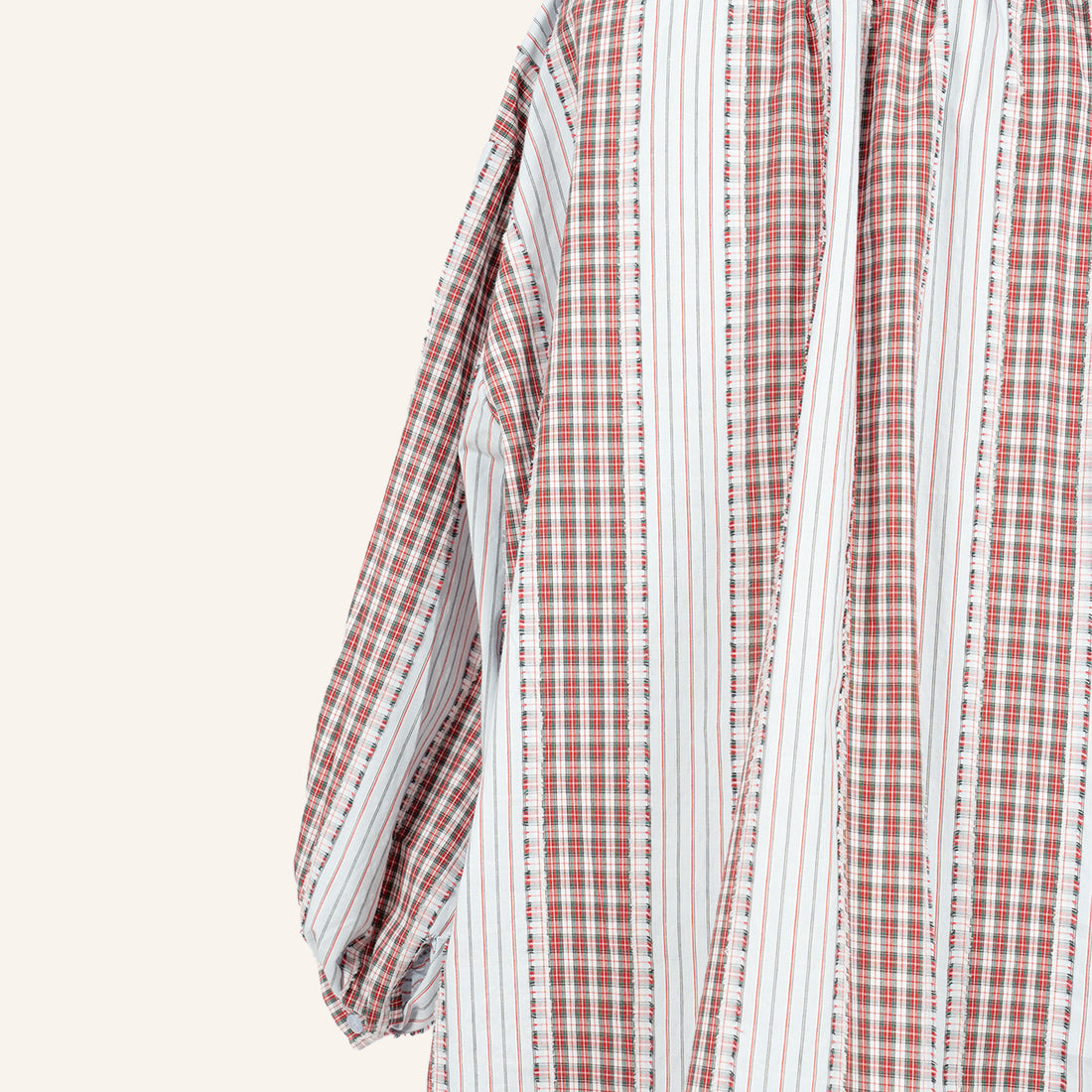 CHEMISE/TUNIQUE - SKY BLUE & RED - 96231