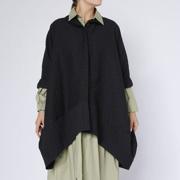 WOMAN COAT - BLACK - 124183