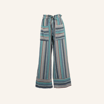 PANTALON - BLUE WITH MULTI COLOR - 9500290A-UP