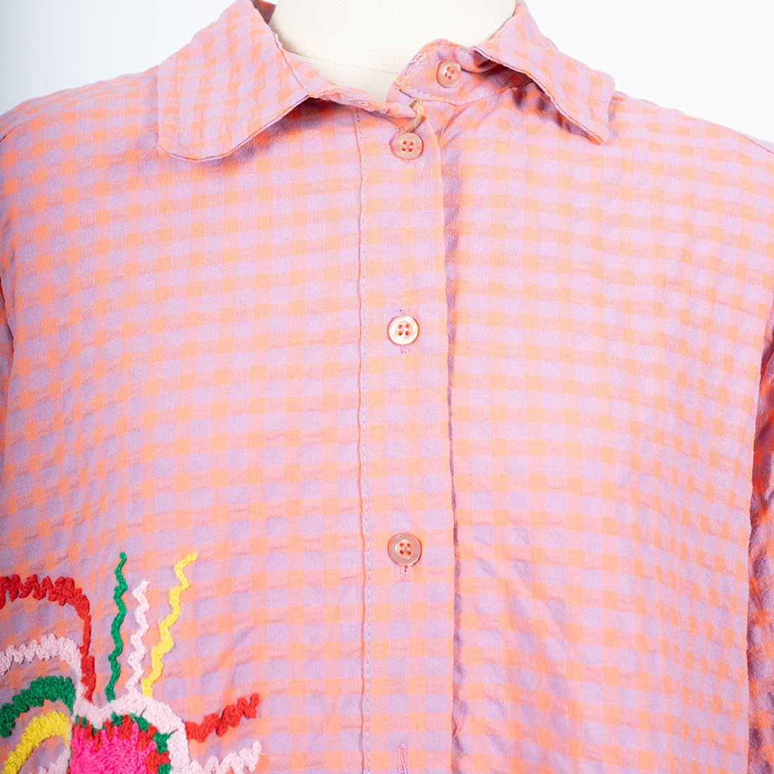 ROBE/DRESS - PURPLE & ORANGE - IS3100146A