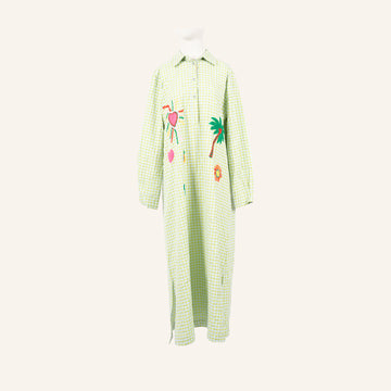 ROBE/DRESS - GREEN - IS3100146A