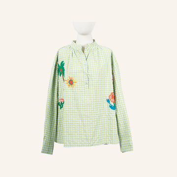 CHEMISE/TUNIQUE - GREEN - M19567B