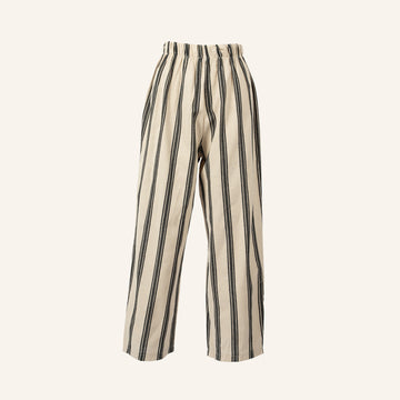 PANTALON - BLACK & BEIGE - 21469