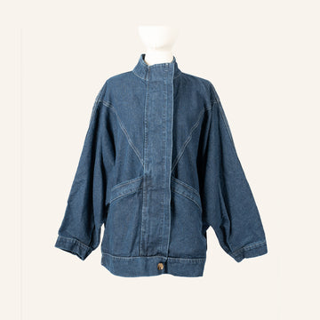 VESTE GILET - DENIM BLUE - 97442
