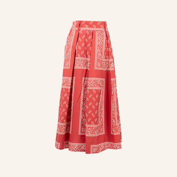 JUPE/SKIRT - MAROON - 8049