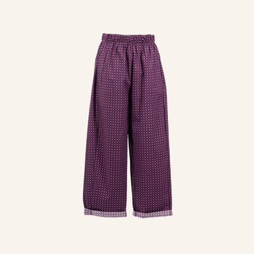 PANTALON - BLACK & PURPLE - 96963