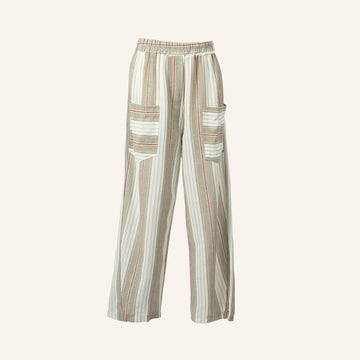 PANTALON - GRAY & MAROON - 9500263COT