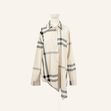 Camicia Da Donna - Black Beige & Gray - 9064