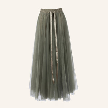 JUPE/SKIRT - OLIVE GREEN - 19001