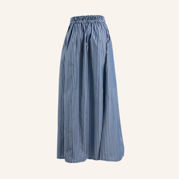 JUPE/SKIRT - WHITE & BLUE - 19123PN27A
