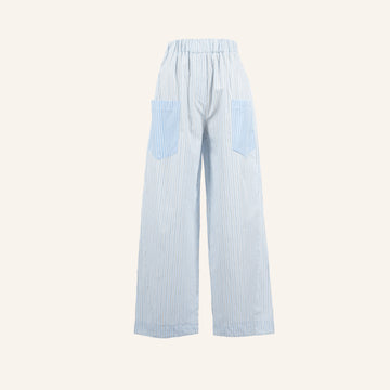 PANTALON - BLUE, WHITE & OLIVE GREEN - 9500277BSTICK