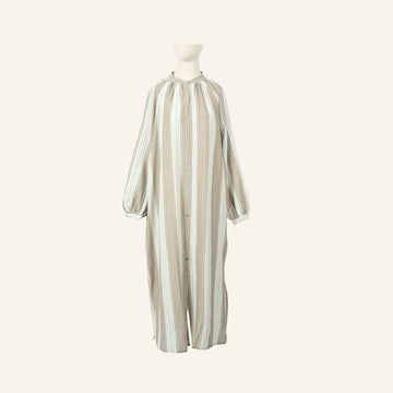 ROBE / DRESS - GRAY & MAROON - 3836COT