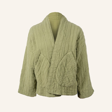 VESTE GILET - GREEN - M0028