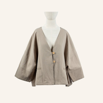 VESTE GILET - OLIVE GREEN - MD7263