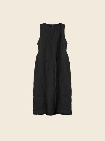 SLEEVELESS DRESS WITH WRINKLED EFFECT F/W23