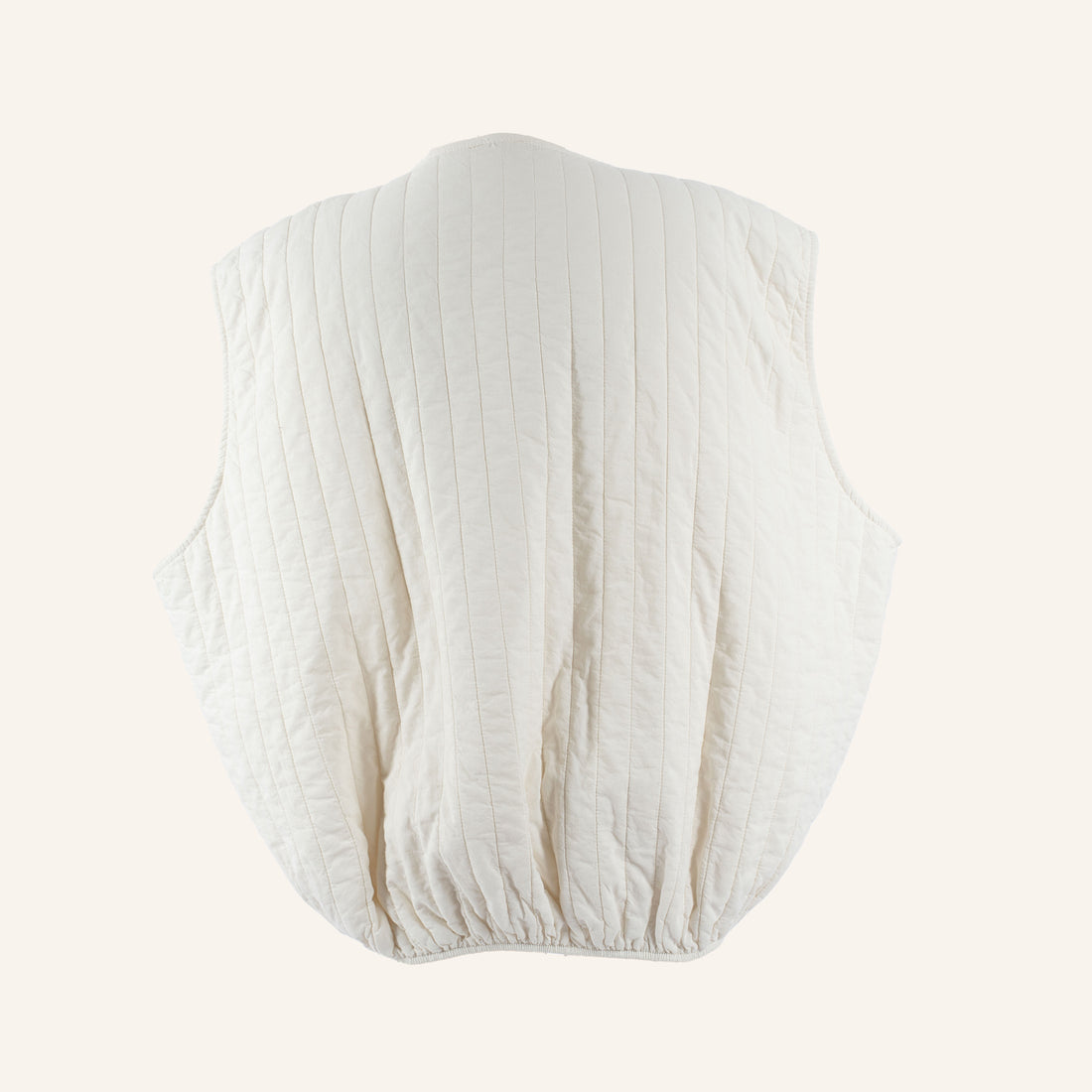 VESTE GILET - CREAM - 11742
