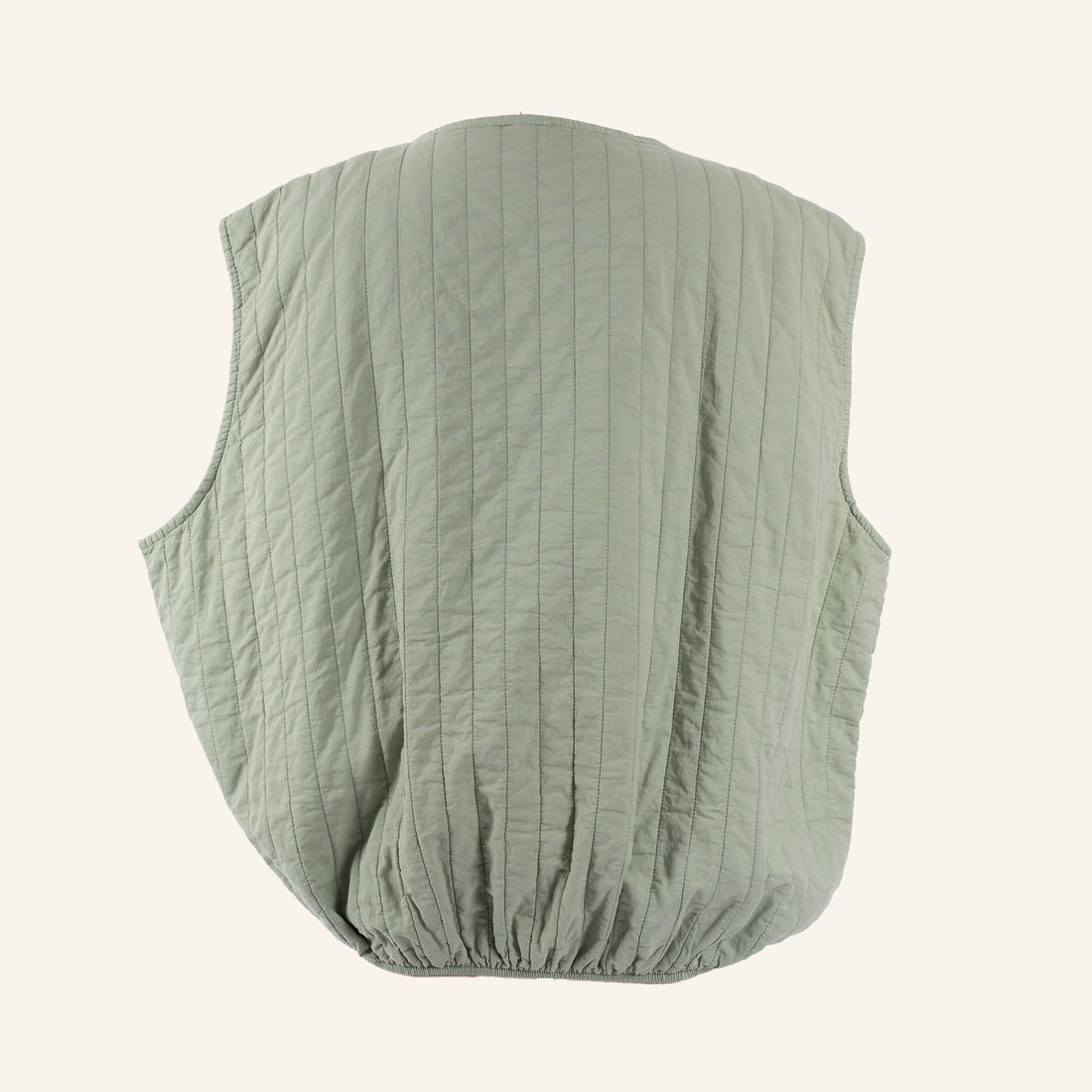 VESTE GILET - LIGHT GREEN - 11742
