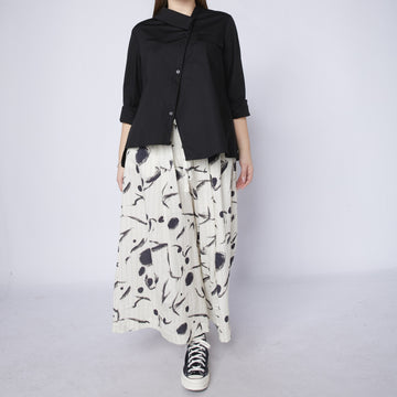 WOMAN TROUSERS - CREAM - 240302