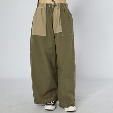 WOMAN TROUSERS - GREEN - 240373