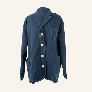 VESTE GILET - BLUE - WM2435