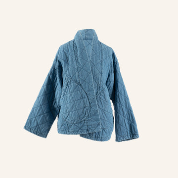 VESTE GILET - DENIM - M0028KEBLU