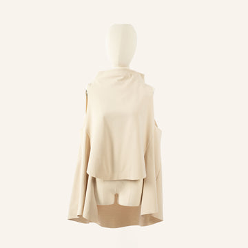 WOMAN GILET - BEIGE - 110225