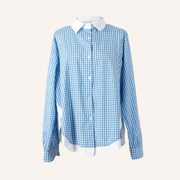 CHEMISE/TUNIQUE - WHITE & BLUE - 33127