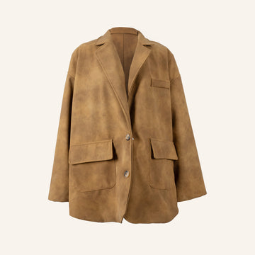 VESTE GILET - BROWN - 9851