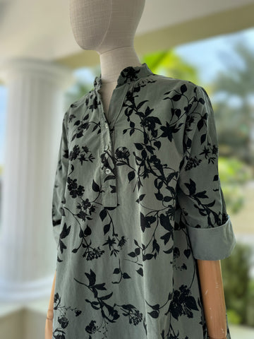 Olive Green LONG DRESS 73 23173