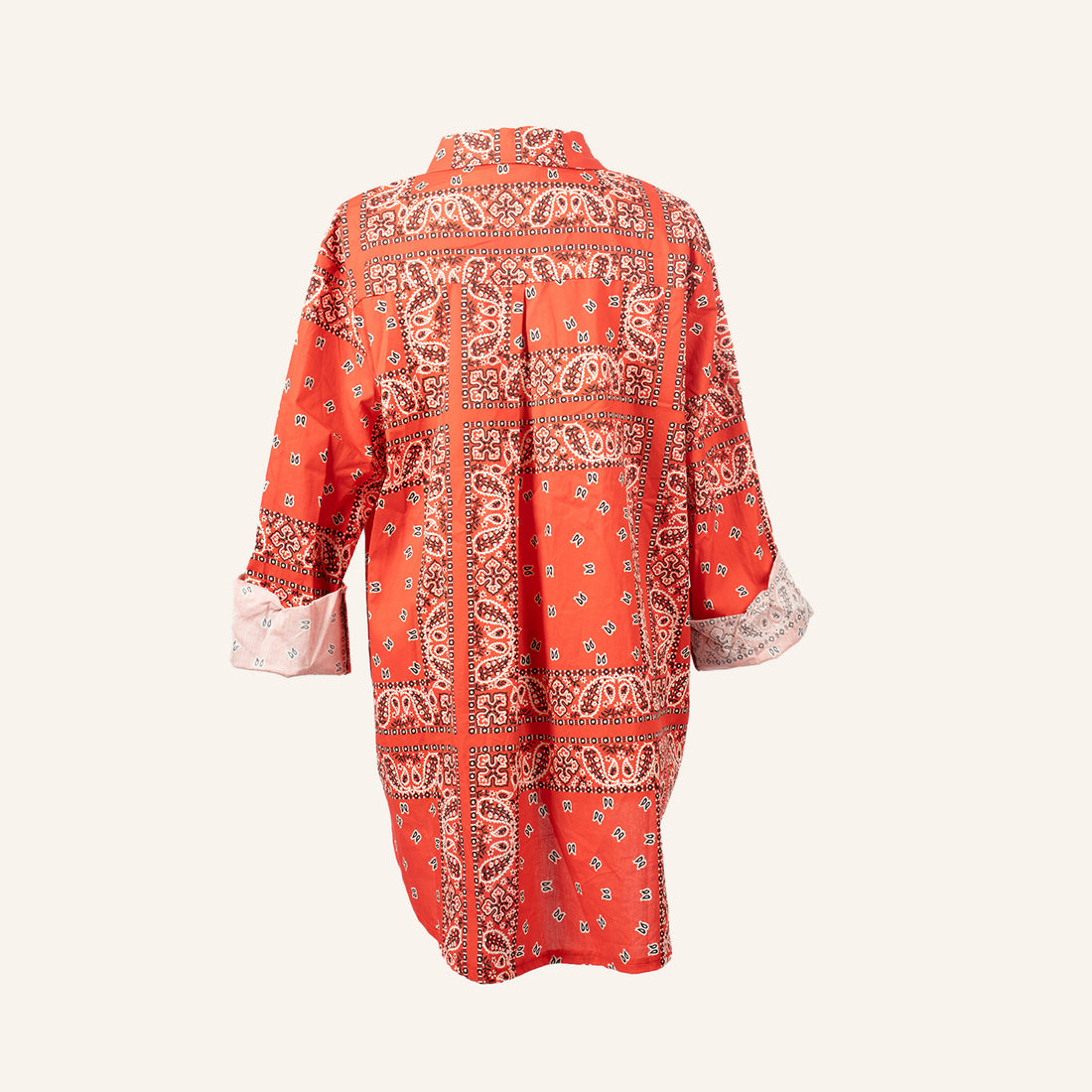 CHEMISE / TUNIQUE - BLACK & RED - 50320 P06
