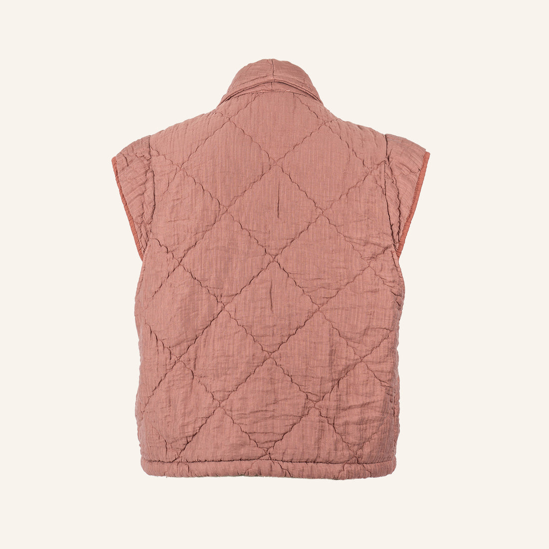 VESTE GILET - LIGHT PINK - 96014