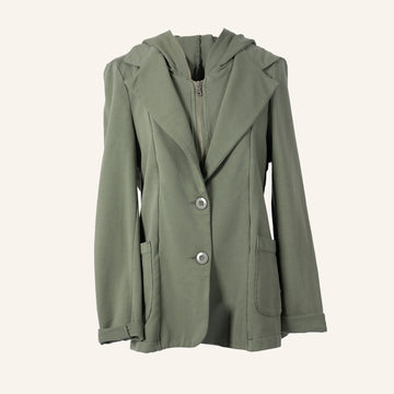 VESTE GILET - OLIVE GREEN - 524658