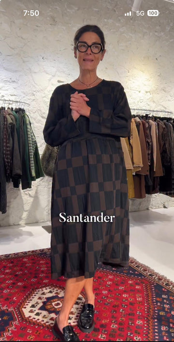 VESTIDO - BROWN BLACK - 56458