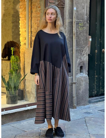 VESTIDO - BROWN - 56546