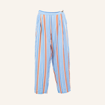 PANTALON - BLUE & BROWN - 9500311-ASHAPE