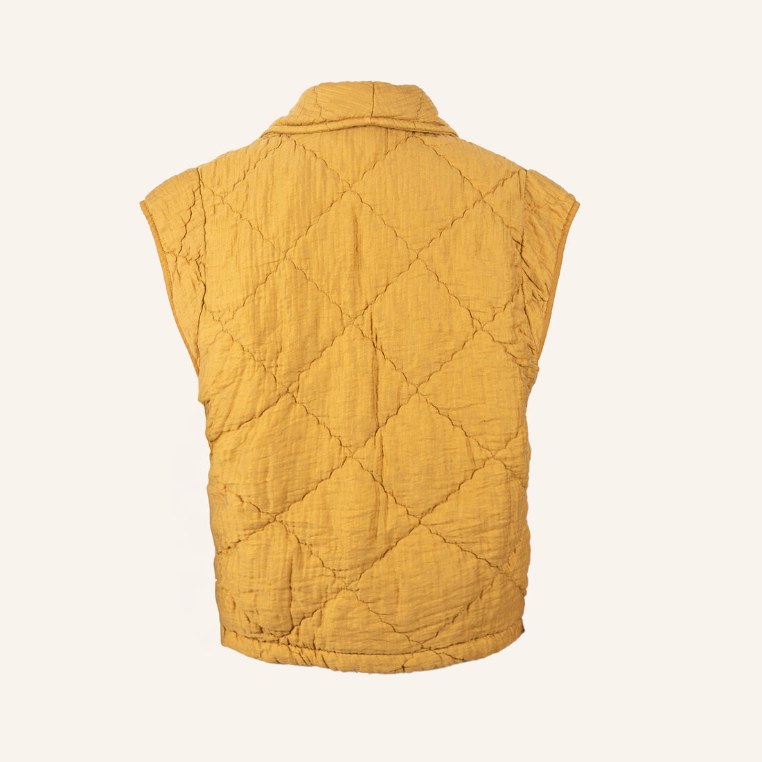 VESTE GILET - YELLOW - 96014