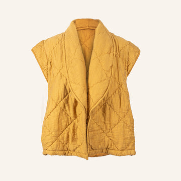 VESTE GILET - YELLOW - 96014