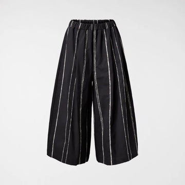WOMAN TROUSERS - BLACK AND WHITE - 824068
