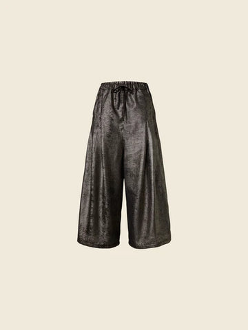 CORDUROY GOLD PALAZZO PANTS - 824080 - GOLD