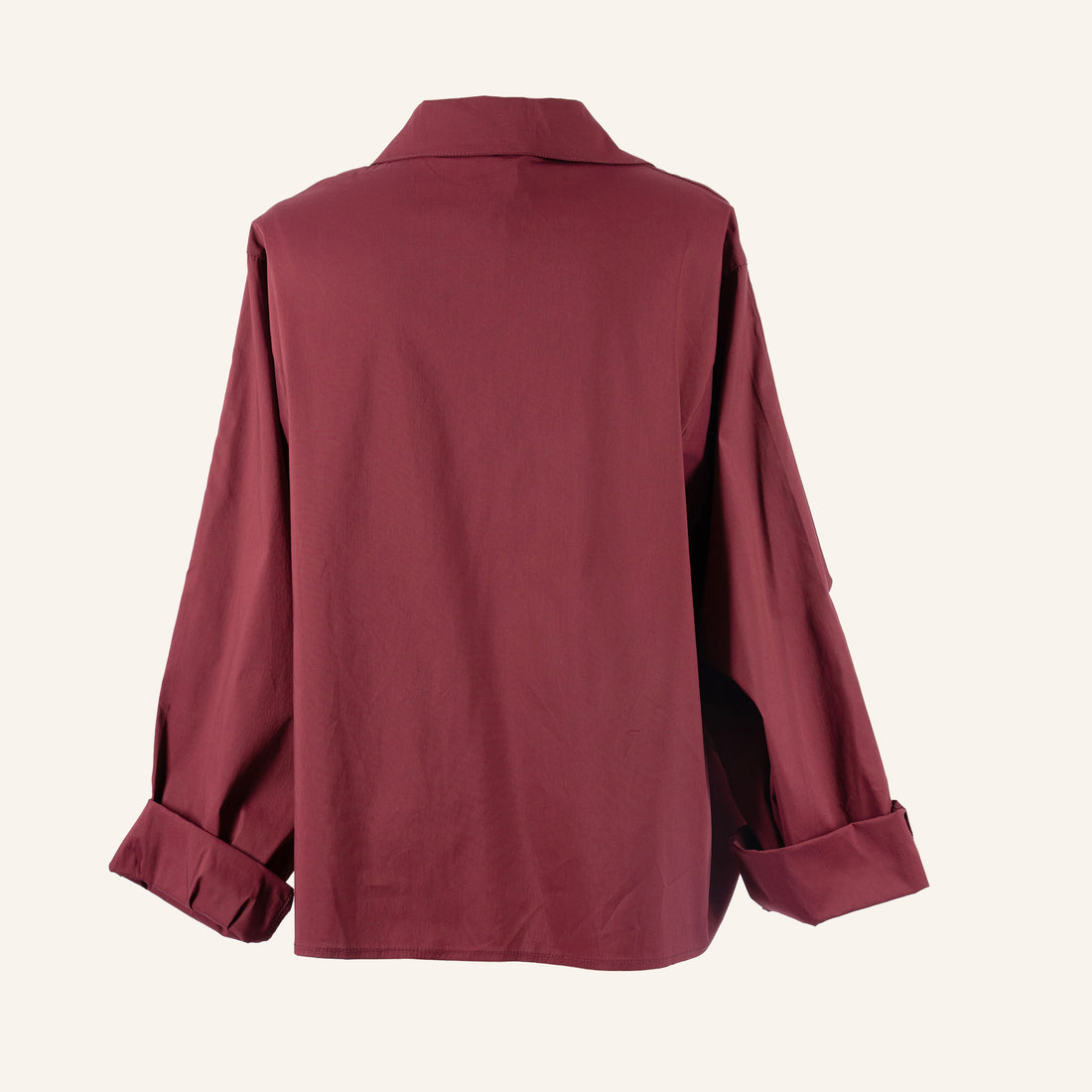 Camicia da donna - Maroon - 8536