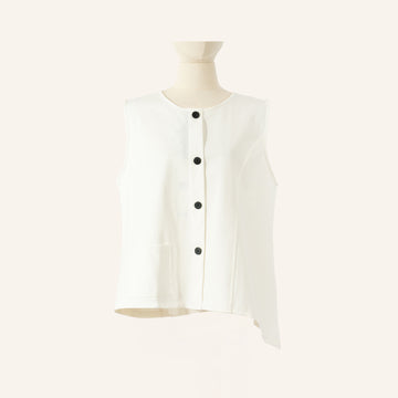 Gilet - White - 9046