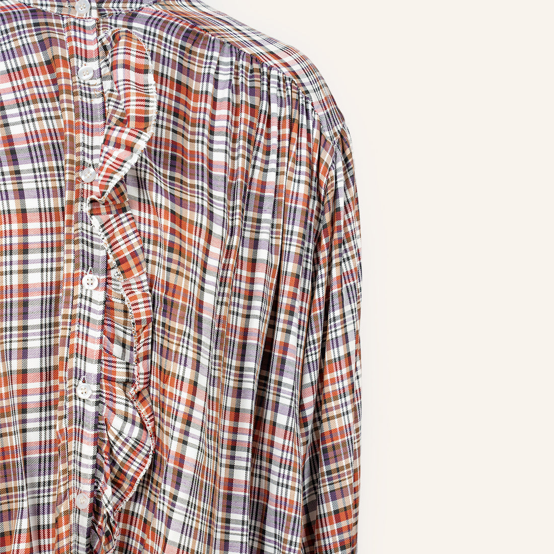 CHEMISE/TUNIQUE - MAROON & PURPLE - 19789