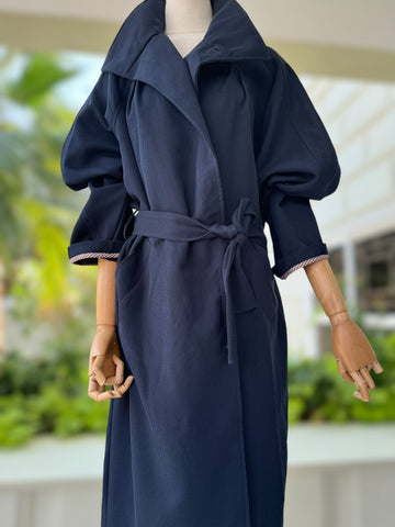NAVEY BLUE LONG COAT 37 WD1898